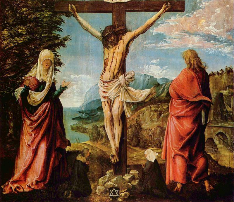 Albrecht Altdorfer Crucifixion Norge oil painting art